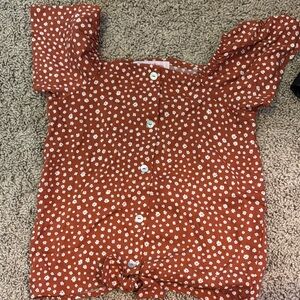 Floral Button-Up Top